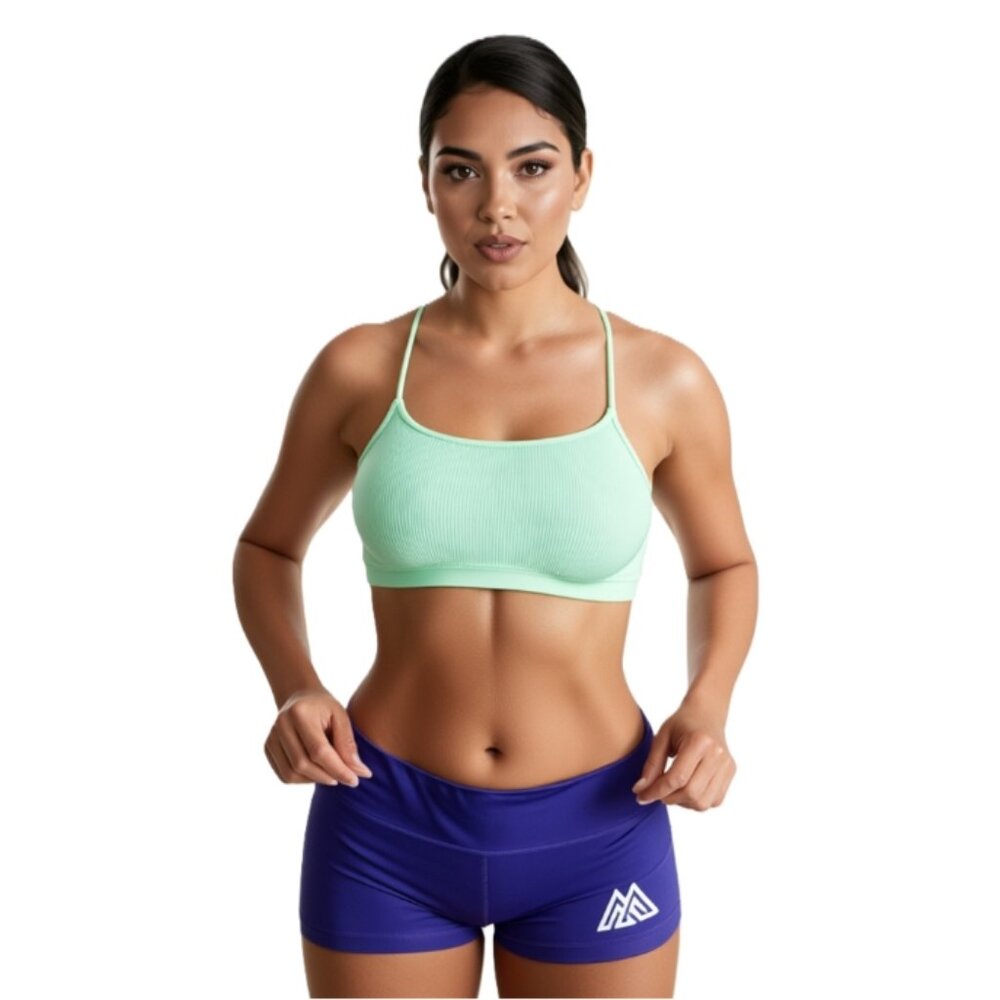 𝗠𝗜𝗦𝗙𝗜𝗧 𝗔𝗧𝗛𝗟𝗘𝗧𝗜𝗖𝗦 Women's Compression Shorts Purple (Size S)